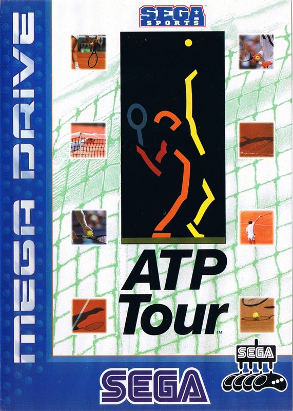 ATP Tour Championship Tennis box art for Sega Genesis